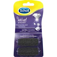 Scholl Velvet Smooth testina rotante ricambio 2 pz — Testina di ricambio lima
