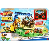 Hot Wheels Monster Trucks Arena Smashers Rhinomite Sfida Macchina