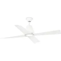 Faro Ventilatore Typhoon L lampada LED IP44 bianco