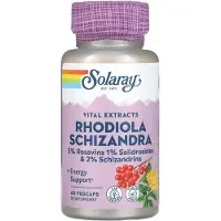 Solaray Rhodiola+schisandra 500mg 60 Unità