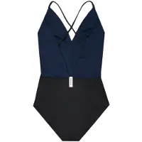 Mymarini Women's Summersuit Costume intero Donna (L, blu/nero)