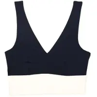 Mymarini Women's Yoga Top Parte superiore bikini Donna (XL, blu)