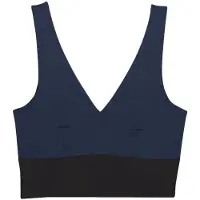 Mymarini Women's Yoga Top Parte superiore bikini Donna (XL, blu)