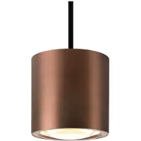 SLV Lampada LED a sospensione Oculus, color rame, Ø 9 cm, dimmerabile a luce