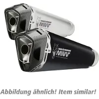 MIVV Sistema di scarico Delta Race con EG-BE MT-07/FZ-07 14- BL