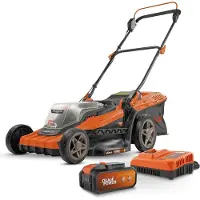 Powerplus 40V POWDPGLWS2 Battery Lawn Mower - 420mm Ø. 50L Collection Bag