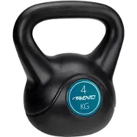 Avento Kettlebell Plastic Concrete 4kg