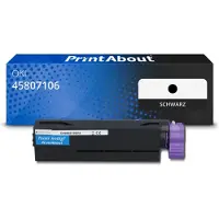 PrintAbout Toner compatibile OKI 45807106 - Nero