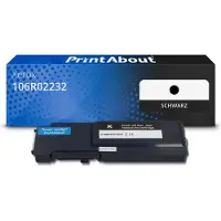 PrintAbout Toner compatibile Xerox 106R02232 - Nero