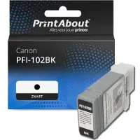 PrintAbout Cartuccia compatibile Canon PFI-102BK - Nero