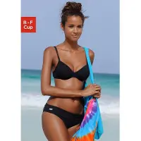 Buffalo Top per bikini 'Happy' nero