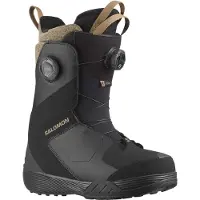 Salomon Snowboard - Scarponi da snowboard - Kiana Dual Boa Black/Sepia Tint - Taglia 38 - Nero