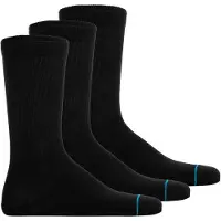 Stance Shelter 3 Pack Calze casual (43-47, nero)