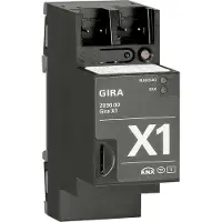 Gira X1 209600 Server di visualizzazione KNX, modulo logico, controllo tramite app, IP20, 1 pz.