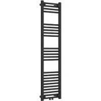 Neu.haus Radiatore per asciugamani 'Voss' con 24 aste in acciaio 140 x 40 cm Nero
