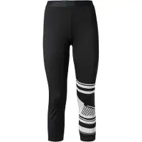 Vaude Women's Monviso Wool 3/4 Tights Intimo lana merinos Donna (44, nero)