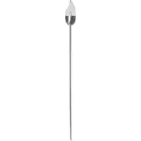 Star Trading Torcia solare a LED 'Olympus', acciaio inox, 8, 5x110 cm