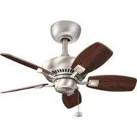 Kichler Ventilatore da soffitto Canfield 30, nichel spazzolato
