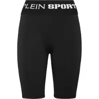 Plein sport Pantaloni sportivi nero / bianco