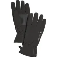 Isbjörn of Sweden Kid's Trail Softshell Finger Glove Guanti Bambini (7-8 Years, nero/grigio)