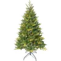 Idena Albero di Natale decorativo con 150 LED, timer a 8 ore, altezza 150 cm