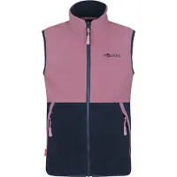 TROLLKIDS Kid's Kjerag Vest Gilet in pile Bambini (98, fuchsia/blu)
