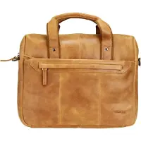 Greenland Nature Light Valigetta Vera Pelle 37 cm marrone