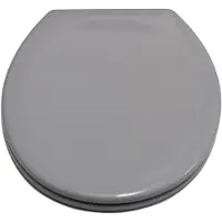 VCM Sedile per WC Coperchio per WC Coperchio per WC Sedile per WC Sedile per WC Lime Cerniere regolabili in acciaio inox Grigio