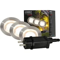 Briloner Faretto LED da incasso 3916032 IP67 12 V, set iniziale da 3 pezzi, Ø 4,5 cm,