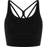Mandala Women's New Studio Bra Reggiseno sportivo Donna (L, beige/nero)