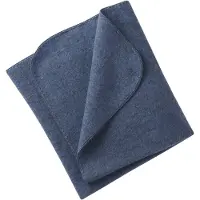 Engel Baby Blanket with Seamless Edge Coperta Bambini (80 x 100 cm, blu)
