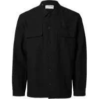 Selected Camicia Over Uomini Nero M