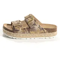 Bayton Zoccoletto 'Olympe' beige / sabbia / grigio / nero