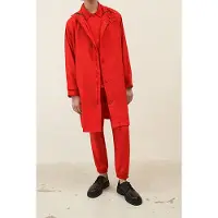 American vintage Long Loose Hooded Parka Flamenco Taglia: S | Parka Outlet | Uomo