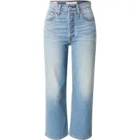 Levi's Ribcage Straight Ankle Cotton Linen Jeans Blue Taglia: W29L31 | Pantaloni Outlet | Donna | Bianco