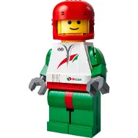 LEGO Grande minifigure di pilota da corsa