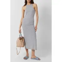 French Connection Solid Mead Racer Bodycon Dress Black Taglia: XL | Abiti Midi Outlet | Donna | Nero