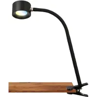 Briloner Lampada con morsetto ricaricabile Tari, nero, CCT, touch dimmer, USB