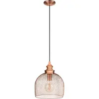 Eglo 49738 Lampada a sospensione Straiton Ø 28cm rame