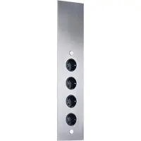 Thebo ST3007 listello per zoccolo d'angolo, acciaio inox