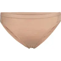 Icebreaker Women's Siren Bikini Mutande merino Donna (XS, beige)