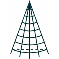 FHS Albero di Natale Star-Max Galaxy LED 300 cm, diametro circa 170cm 35239T