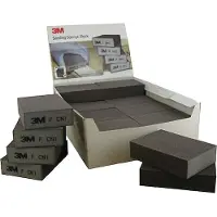 3M Spugna abrasiva HI-FL L100xW68mm mediamente dura/rivestita su quattro lati.