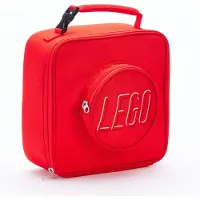 LEGO Borsa portapranzo a forma di mattoncino - Rossa