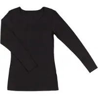 Joha Women's Blouse L/S 85/15 Intimo lana merinos Donna (XXL, nero)