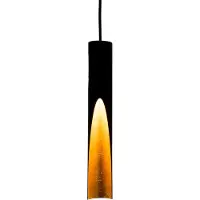 Eglo Lampada LED a sospensione Barbotto nero/oro 1 luce
