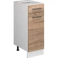 Vicco Mobiletto base per cucina R-Line Sonoma 30 cm senza piano di lavoro, Model 37716