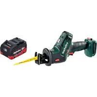 Metabo SSE 18 LTX Sega alternativa compatta a batteria 18 V 13 mm + 1x batteria LiHD 5,5 Ah - senza caricatore