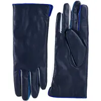 Mywalit Guanti Vera Pelle blu