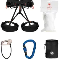 Mammut 4 Slide Climbing Package Set da arrampicata (M-XL, nero)